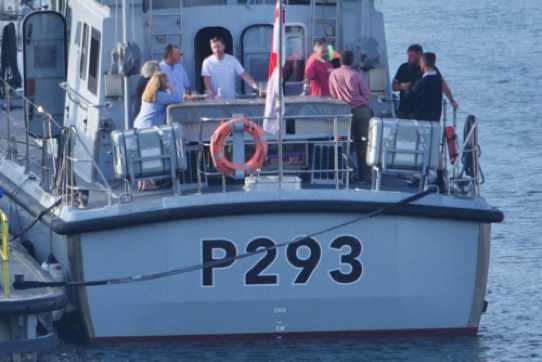 23 June 2023 - 19:17:38
Poop deck party aboard HMS Ranger on Dartmouth town jetty.
HMS Ranger is one of 14 Archer-class patrol vessels of the 1st Patrol Boat Squadron (1PBS)
--------------------
HMS Ranger in Dartmouth